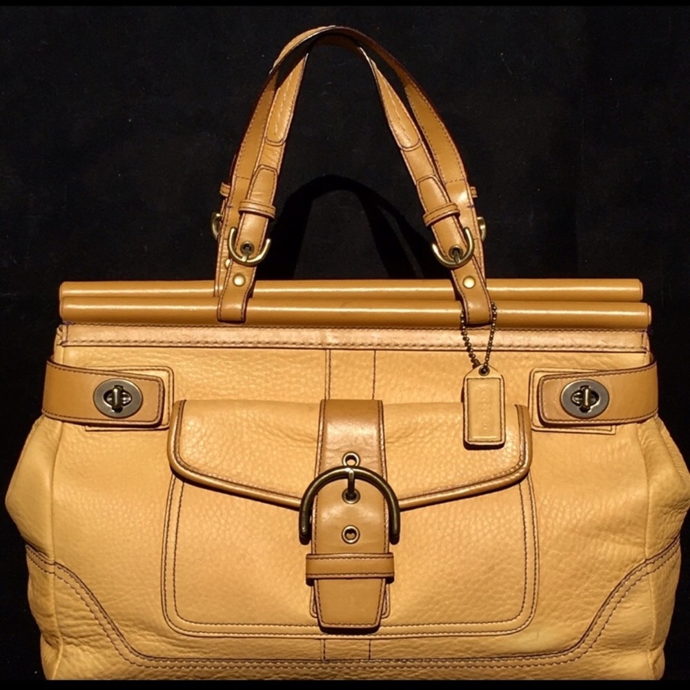 Unique Coach Leather Satchel