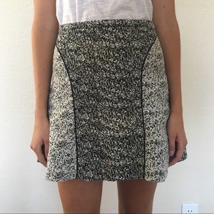H&M Black and White Circle Skirt