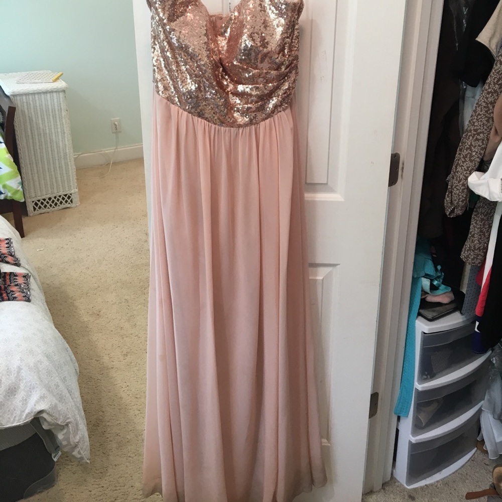 Rose Gold Formal Dress
