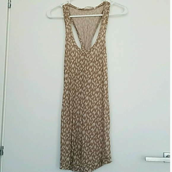 Taupe Print Dress - Picture 6 of 8