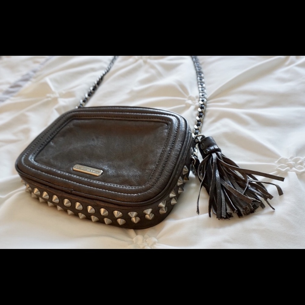 Rebecca Minkoff Crossbody Studded Gray Bag