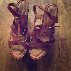 Born wedge sandals