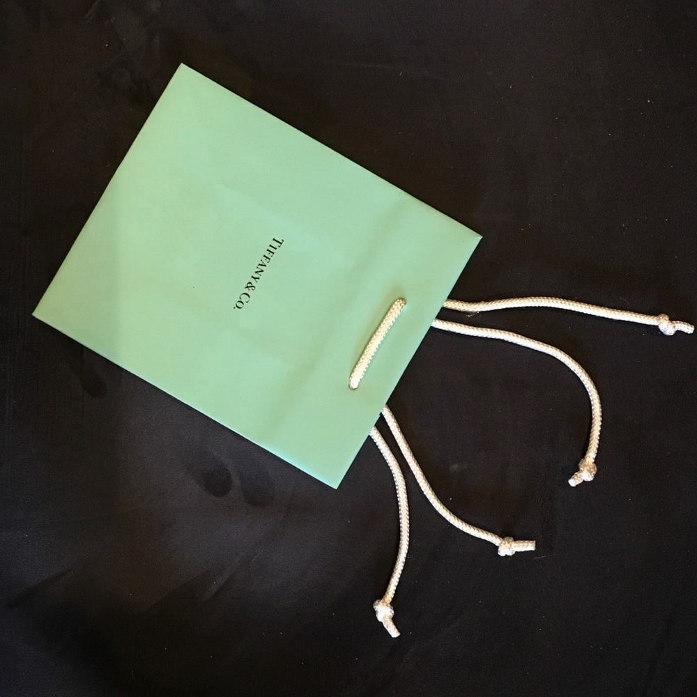 Small Tiffany and Company blue shopping bag