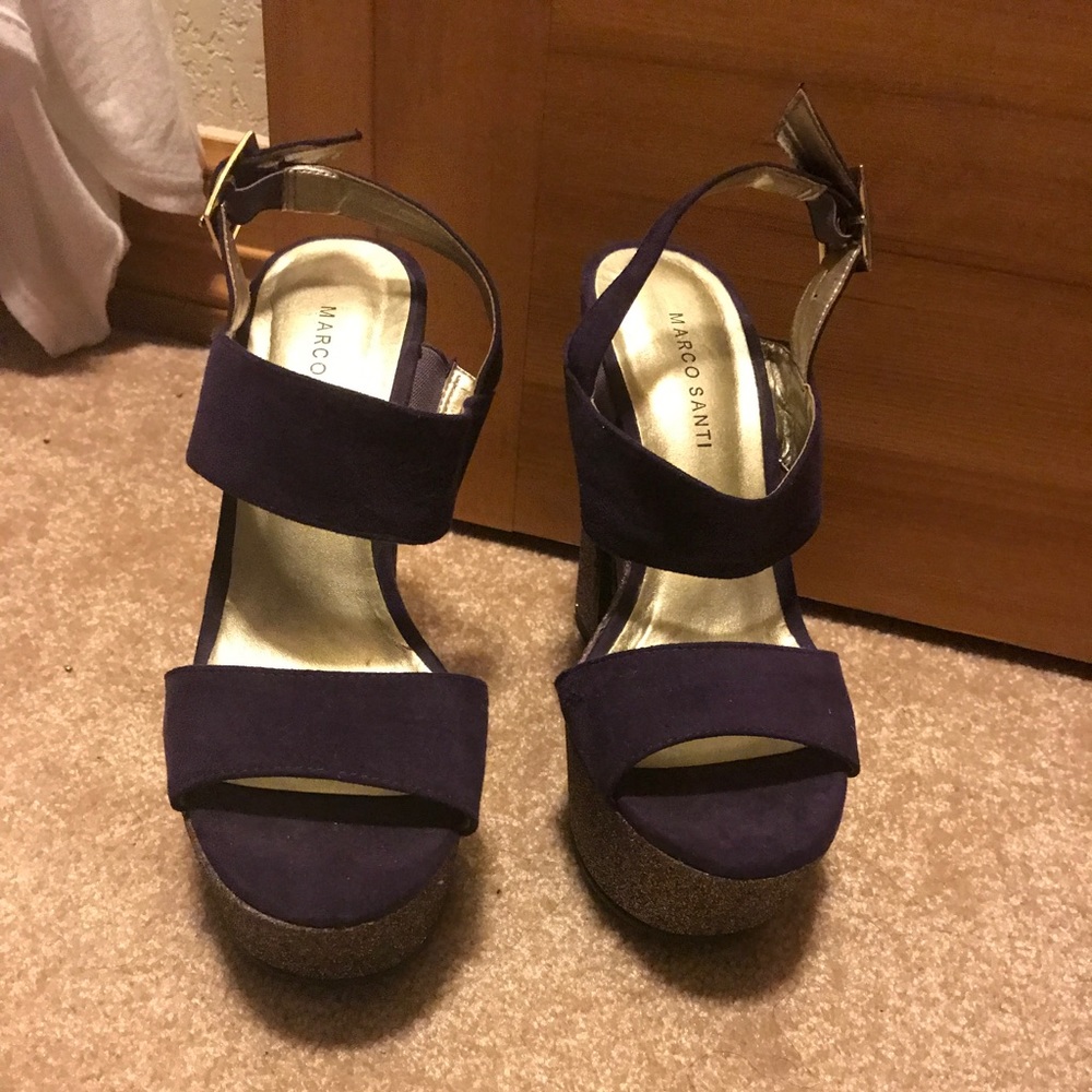 Purple Marco Santi heels