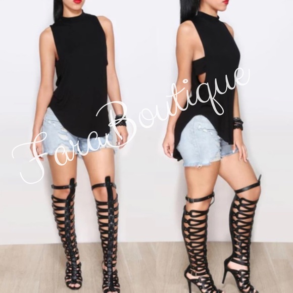 Fara Boutique Tops - SOLD OUT🖤Bandage Halter Tank Top
