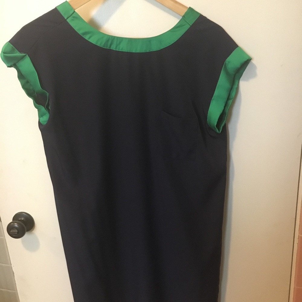 Navy/Green charming Charlie dress