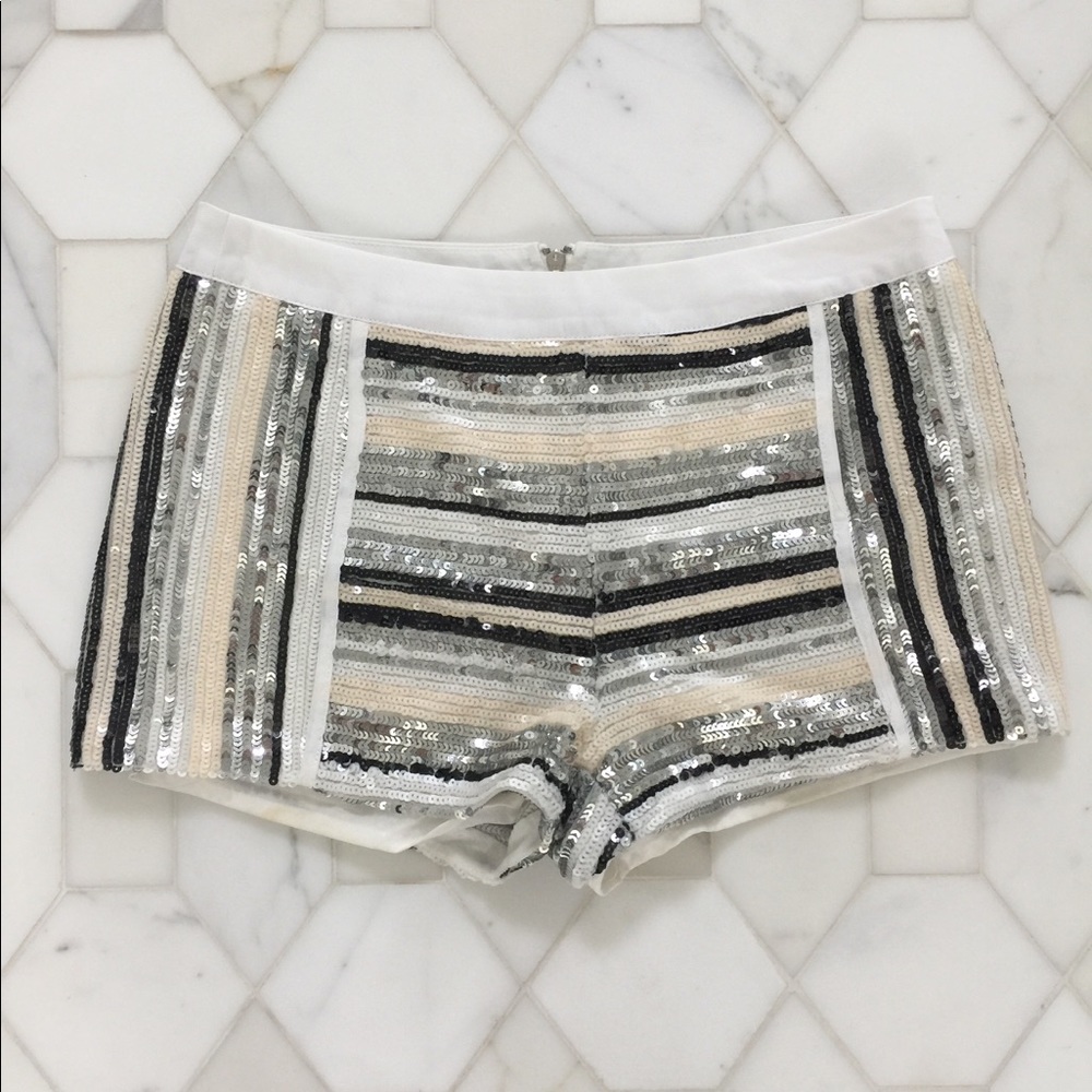 Sequin party shorts