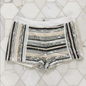 Sequin party shorts