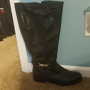Tall, extended calf boots, never worn!