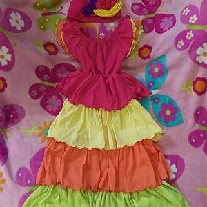 Gymboree girls Carmen Miranda Samba Dancer costume
