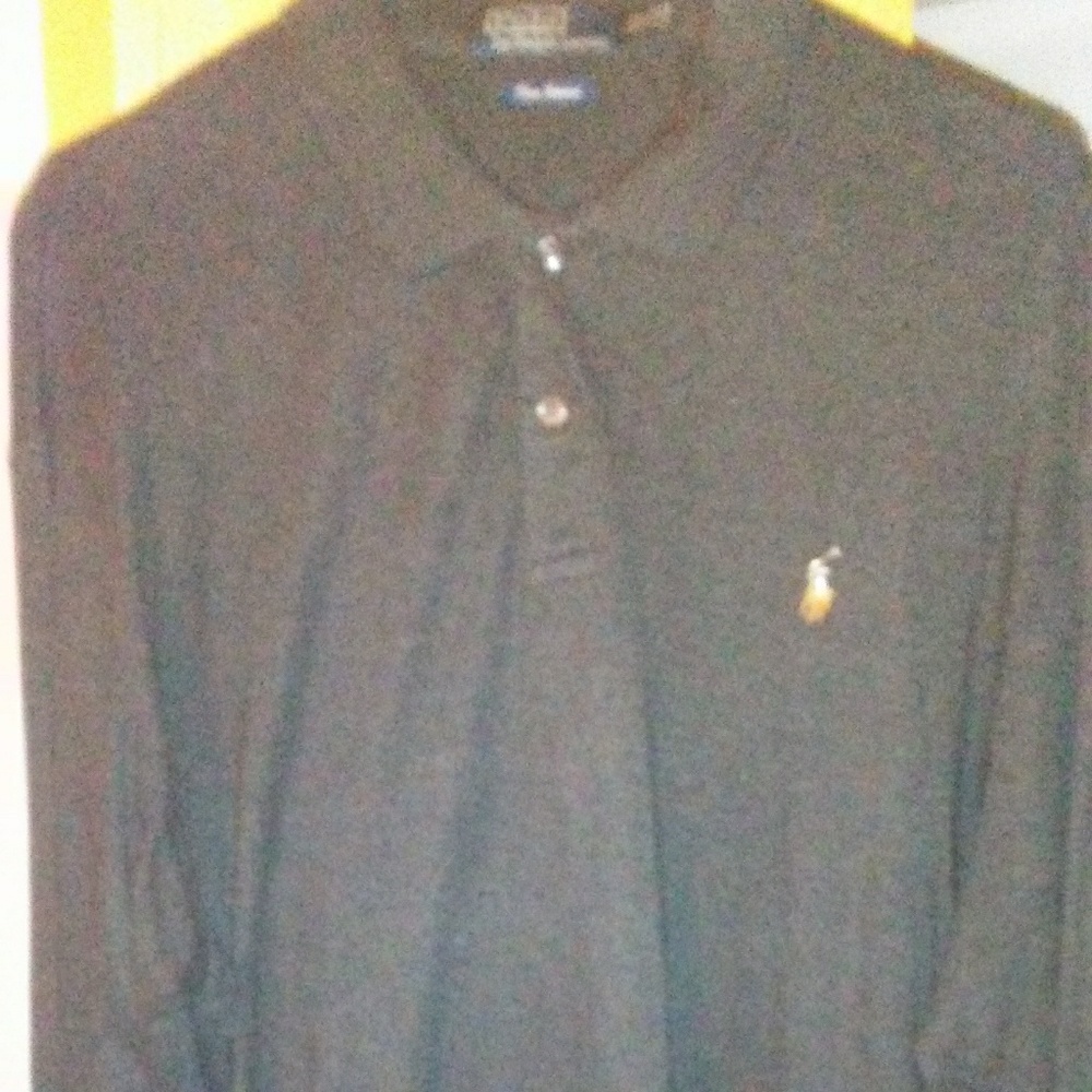 LS Ralph Lauren 2 button polo shirt