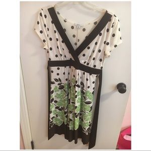Polka dot dress barn dress