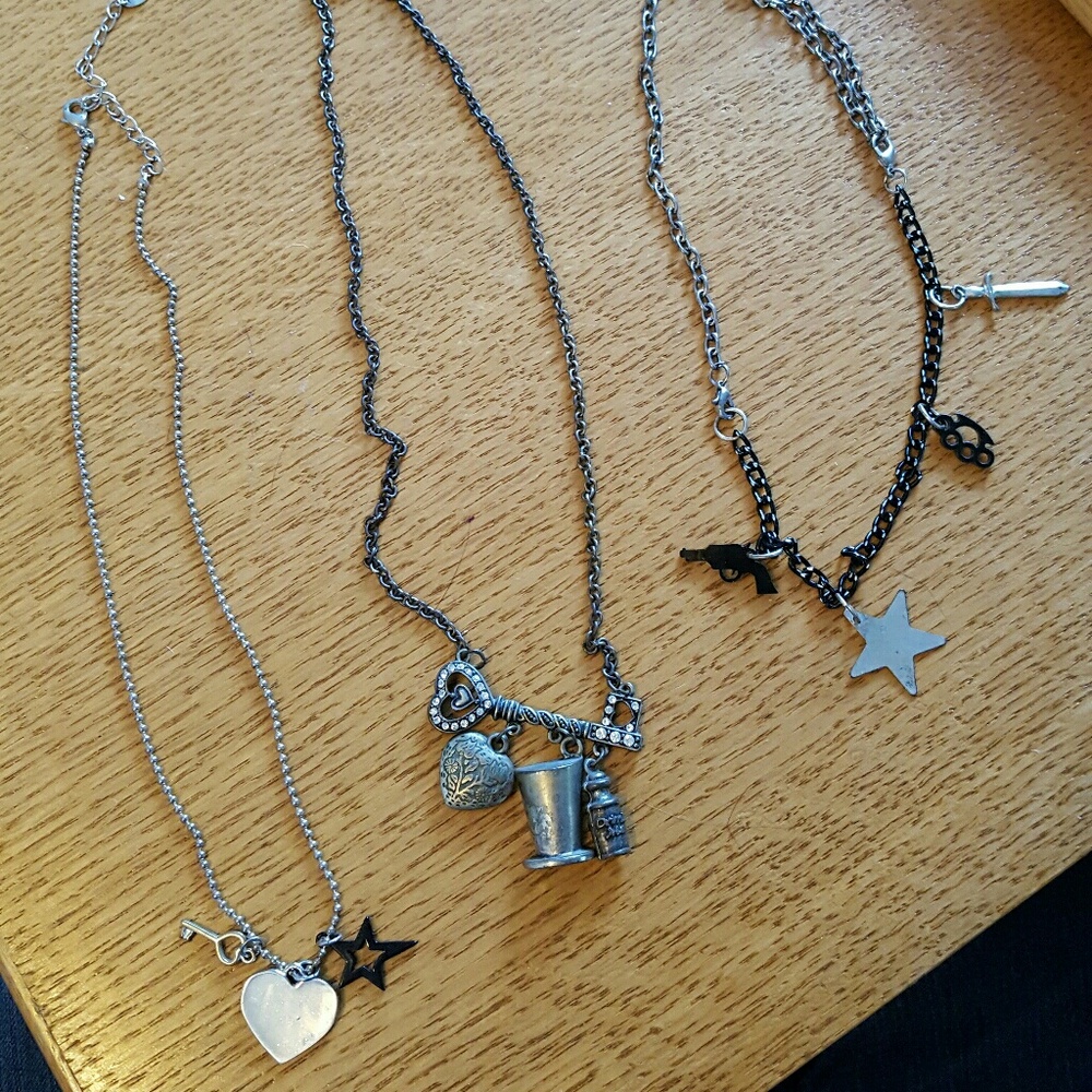 Necklace charm bundle. Alice in Wonderland