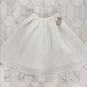 White skirt