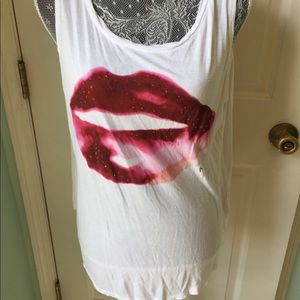 Juicy Couture t-shirt with rhinestone lips