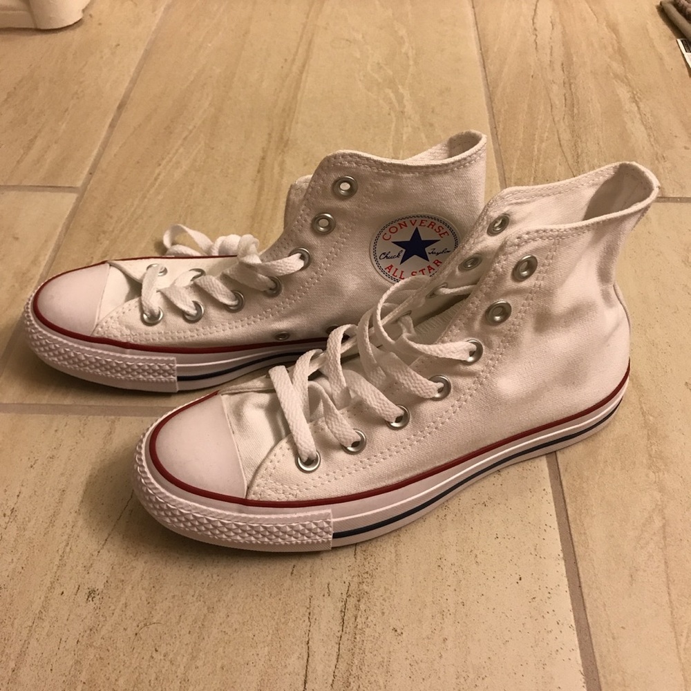 white high top converse