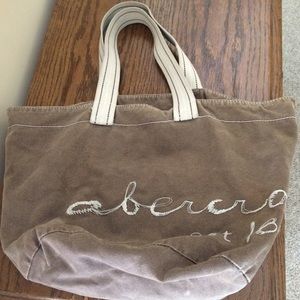 ABERCROMBIE brown tote bag!