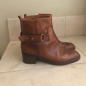 Jcrew short brown boots