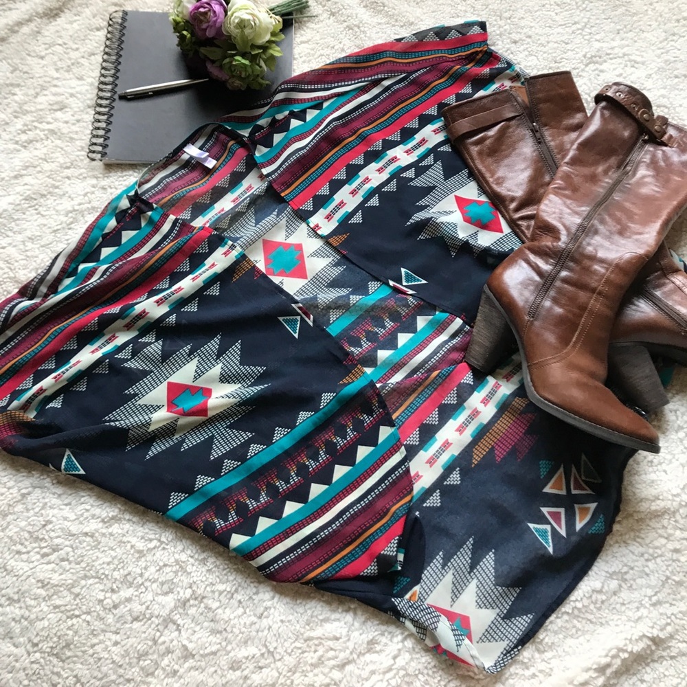 Kimono aztec print