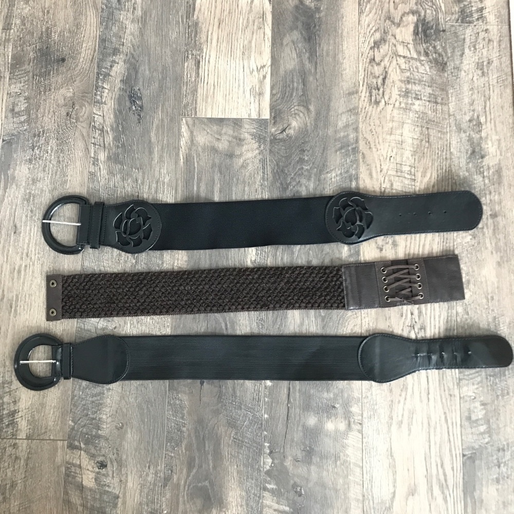 BUNDLE- 3 super cute thick waste belts!