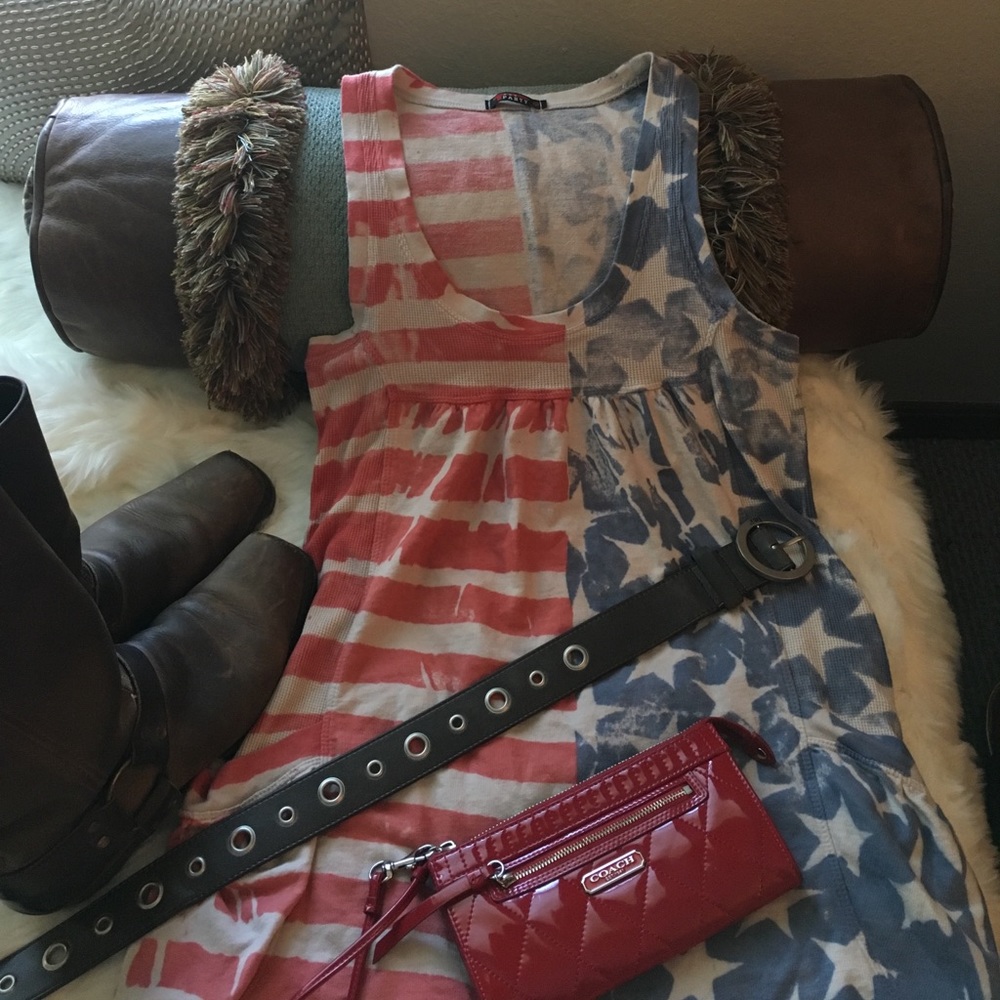 Adorable Stars and Stripes tank