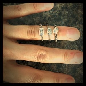 Silpada stackable rings