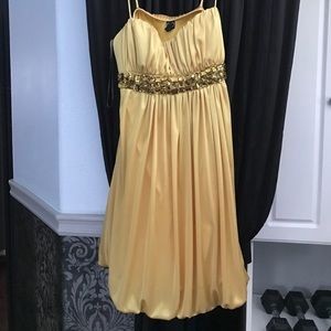 Yellow homecoming dress