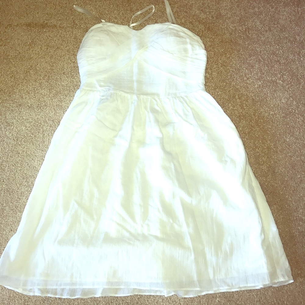 BCBG white Sundress