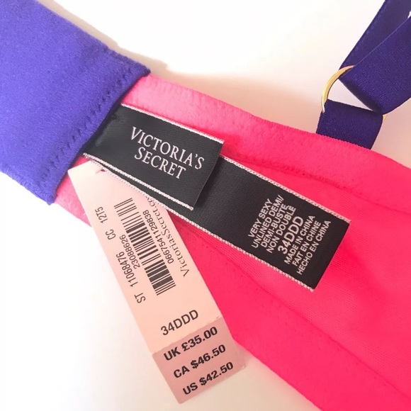 On Hold for Final $ VS Very Sexy Unlined Demi - Picture 6 of 8