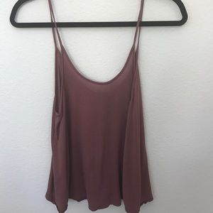Lush Spaghetti Strap Flowy Tank Top