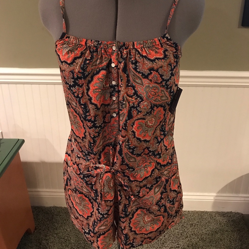 Printed romper