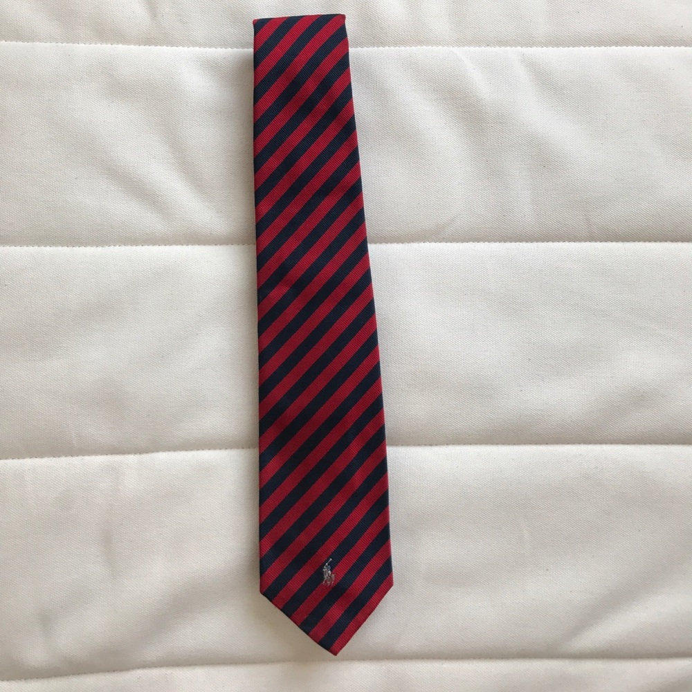 Polo Ralph Lauren red and navy tie