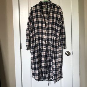 Uniqlo Flannel Drawstring Dress