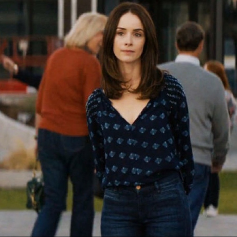 Velvet by Graham and Spencer Blue Blouse