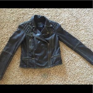 Genuine ALL SAINTS Black Leather Jacket