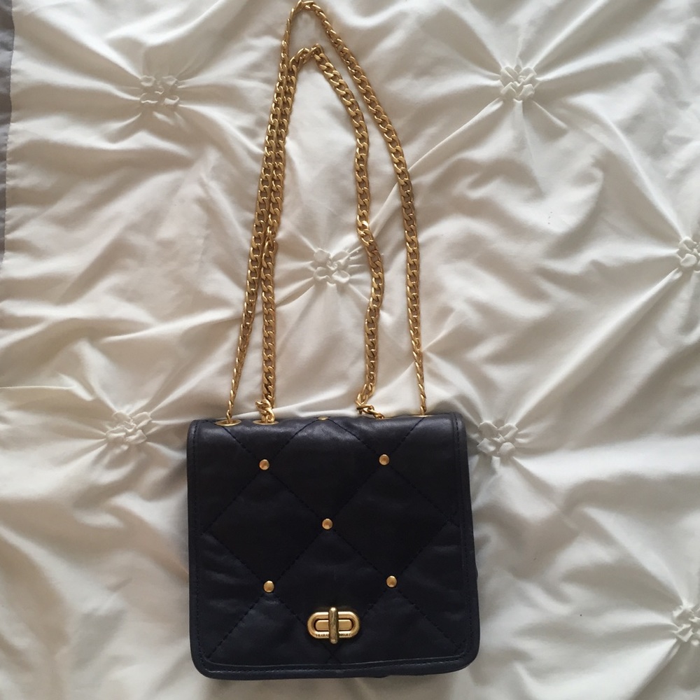 Rebecca Minkoff Studded Navy Convertible Crossbody
