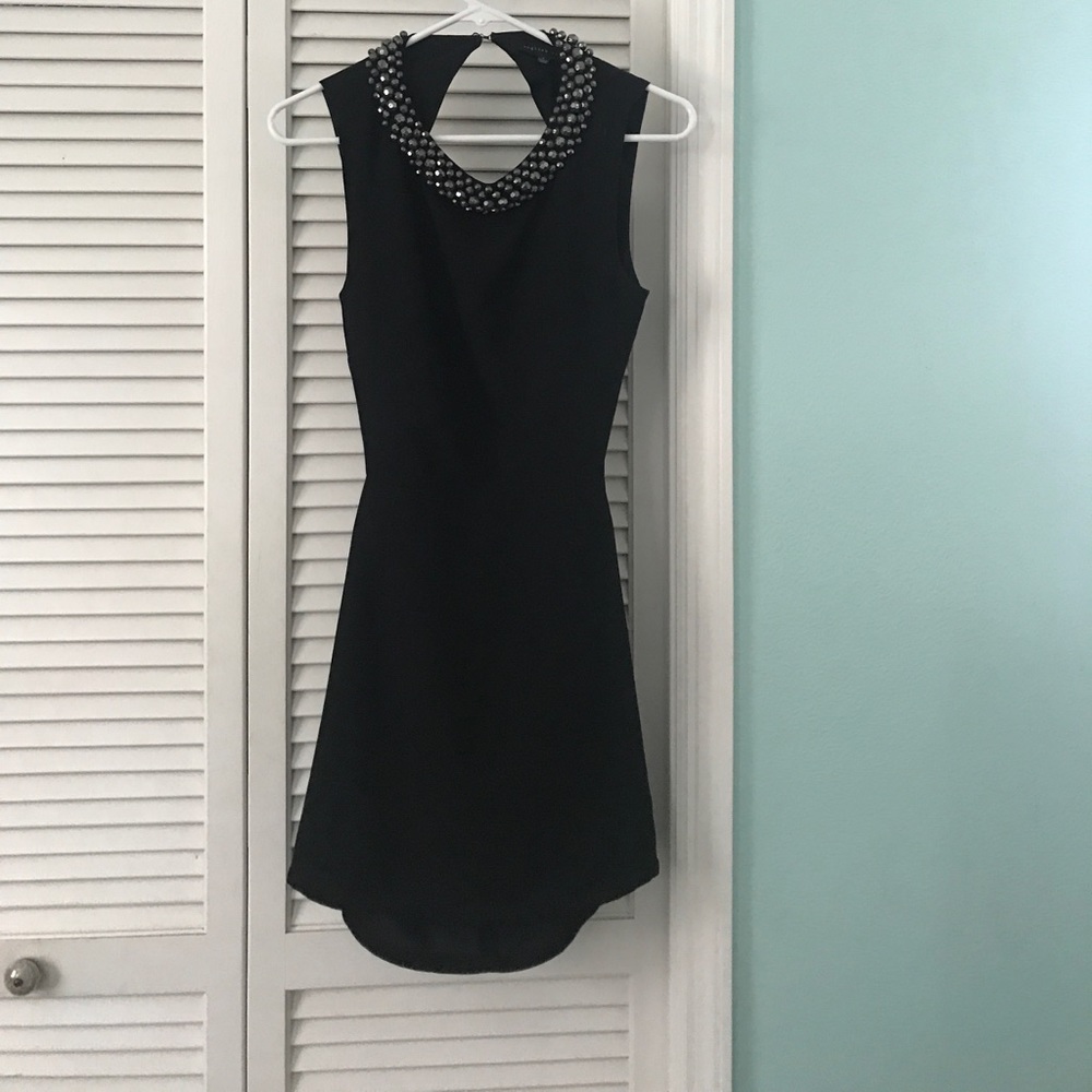 Backless beaded dress