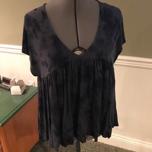 Short sleeve tie dye shirt