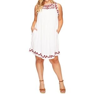 NWT Lucky Brand White Plus Size Dress