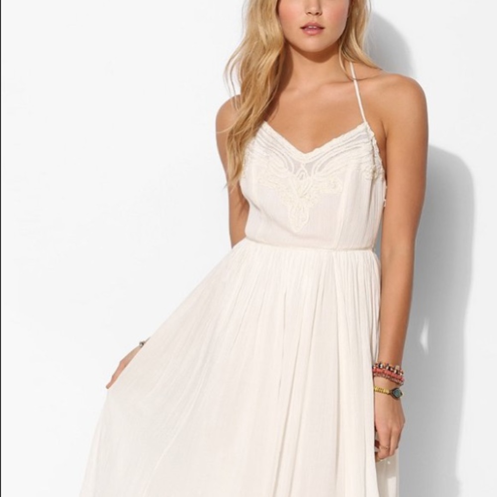 Kimchi Blue Dove Crinkle Gauze Maxi Dress