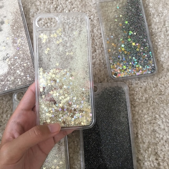 Glitter sparkling water iPhone cases - Picture 2 of 3