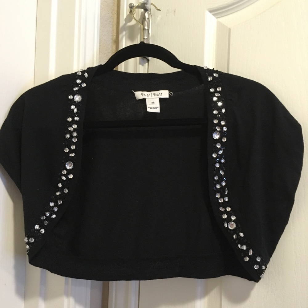White House Black Market Embellished Bolero