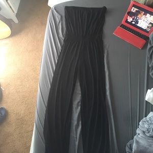 Tube top pantsuit, stretchy and so flattering!