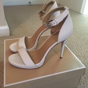 Michael Kors white heels