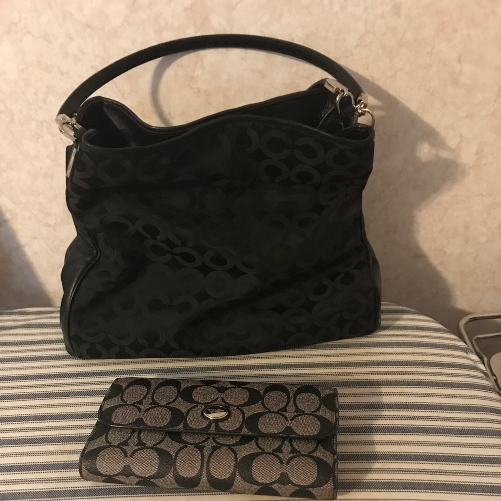 Coach handbag and wallet