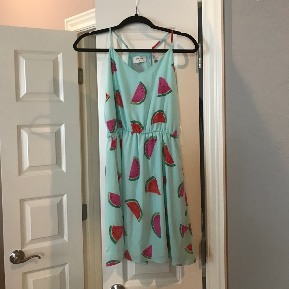 Brand new Everly watermelon dress
