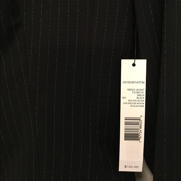 Tahari Black Pinstriped Suit - Picture 3 of 8