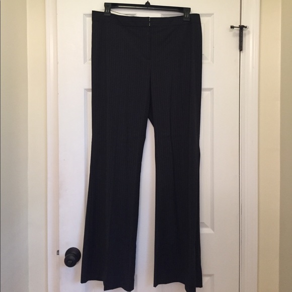 Tahari Black Pinstriped Suit - Picture 7 of 8