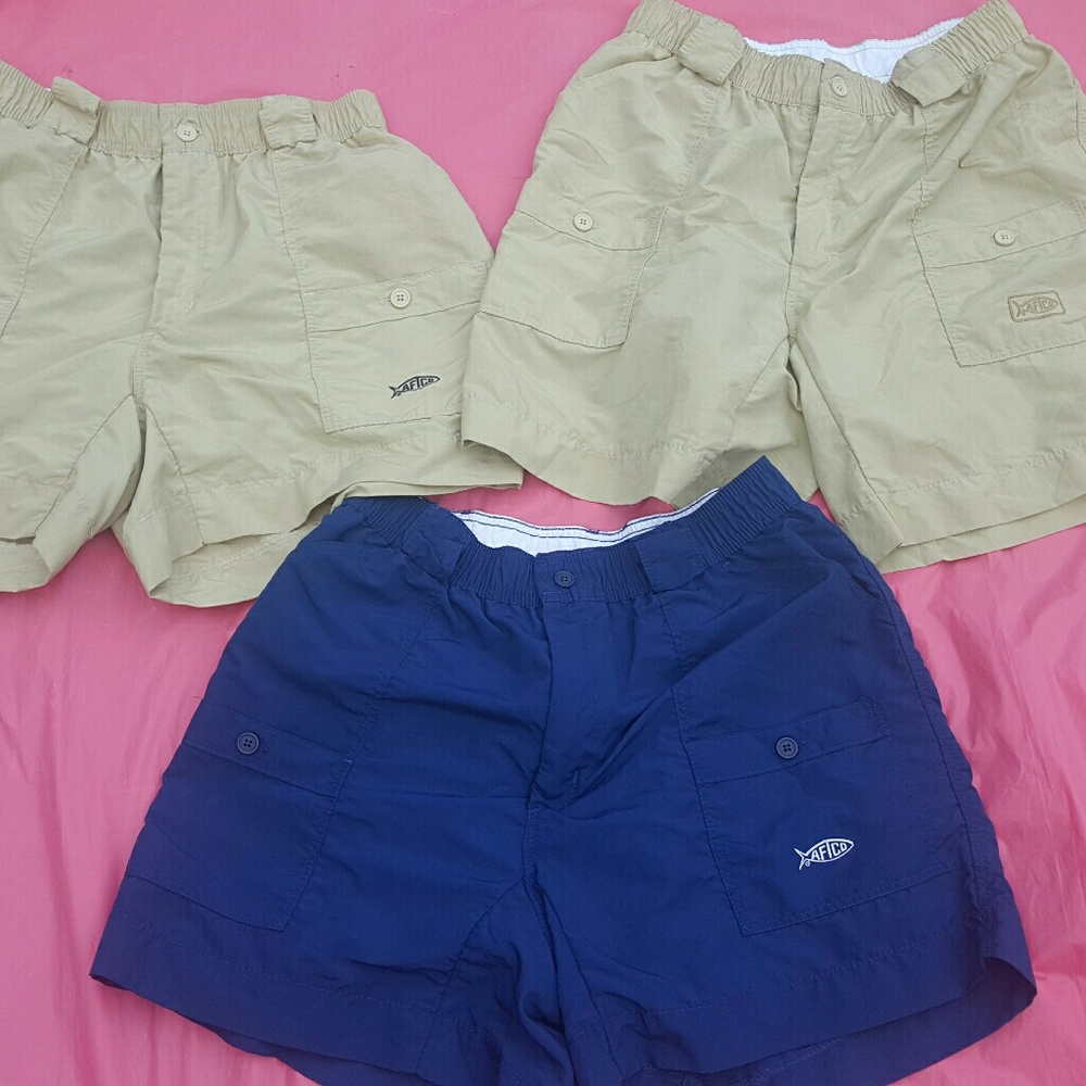 YOU CHOOSE! AFTCO MENS FISHING SHORTS SIZE 34