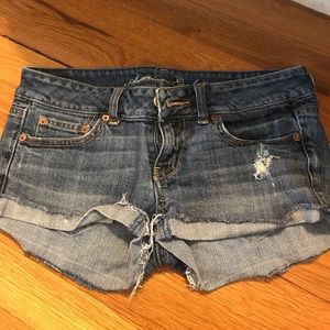 Denim shorts